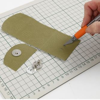 Magneettilukko pyöreä - Hopeanvärinen 18mm