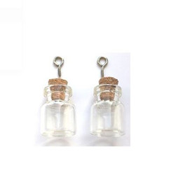 Mini Lasipullot 2 kpl - 15 x 22 mm