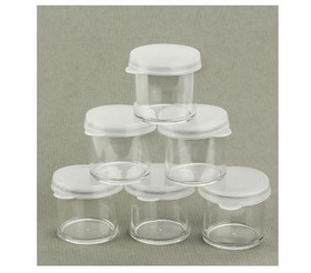 Muovirasia mini - 6 kpl/pss (kannellinen)