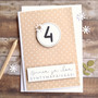 Kortti 4-vuotiaalle - Beige A6 
