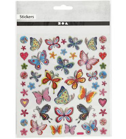 Kuviotarrat - Perhoset, 1 arkki (15x16,5 cm)