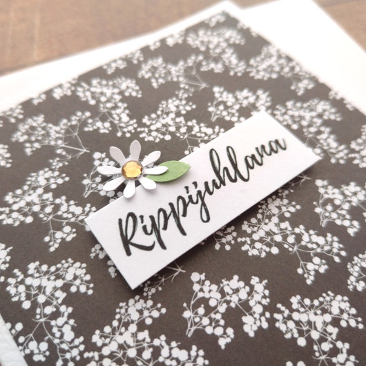 Kortti - Rippijuhlana 10 x 10cm