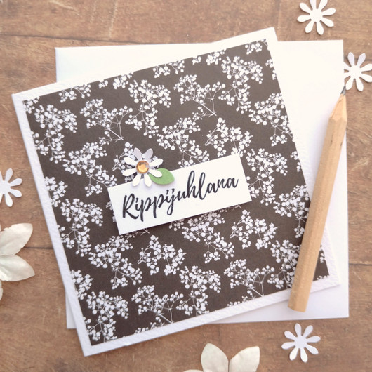 Kortti - Rippijuhlana 10 x 10cm