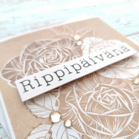 Kortti - Rippipäivänä 10 x 10cm