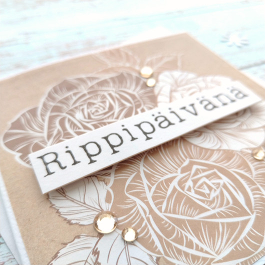 Kortti - Rippipäivänä 10 x 10cm