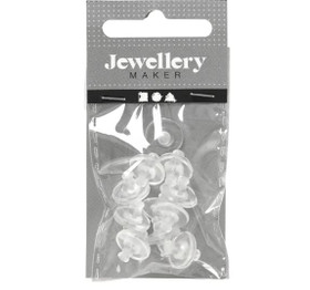 Silikonitausta 10 kpl (5 paria) - Läpikuultava, 10mm