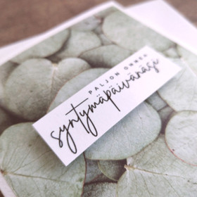 Kortti - Paljon onnea syntymäpäivänäsi (10 x 10cm)