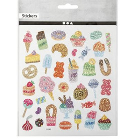 Kuviotarrat - Karkit ja herkut, 1 arkki (15x16,5 cm)