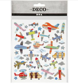 Kuviotarrat - Lentokoneet, 1 arkki (15x16,5 cm)