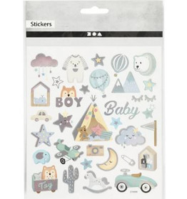 Kuviotarrat - Poikavauva, 1 arkki (15x16,5 cm)