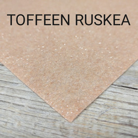 Kimallehuopa 1mm - Toffeen ruskea, 30x40 cm