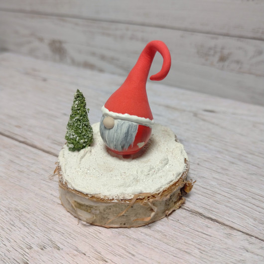 Joulukoriste - Tonttu ja kuusi