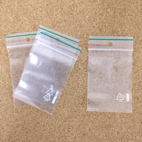 Suljettava muovipussi, 6x8 cm - 20 kpl/pkk