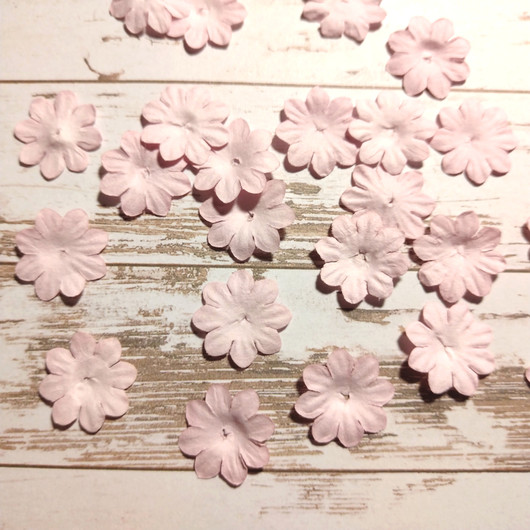 Paperikukat 100 kpl - Vaaleanpunainen