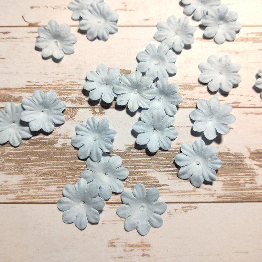 Paperikukat 100 kpl - Vaaleansininen