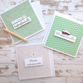 Kortti - Onnea valmistuneelle (10 x 10cm)