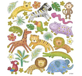 Kuviotarrat - Villieläimet, 1 arkki (15x16,5 cm)