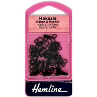 Hemline Hakasia koko 3 musta 14 paria