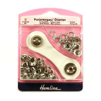 Hemline Purjerengas 5,5 mm hopea 40 kpl