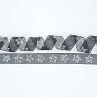 Organzanauha Hopea Tähti