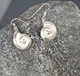 Spiral shell earrings