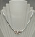 Silver Necklace Windswept Snow II