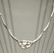 Silver Necklace Windswept Snow II