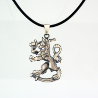 Finnish emblem lion pendant