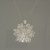 Silver pendant Hair