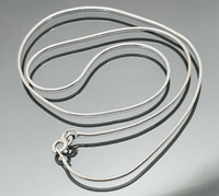 Silver Snake chain 1 mm