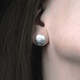 Anchor Button earrings