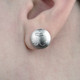Anchor Button earrings