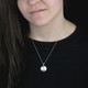 Anchor button pendant