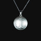 Anchor button pendant