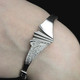Snowfly cuff bracelet
