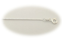 Venetsia-riipusketju 1,1mm vahva, hopea 14002