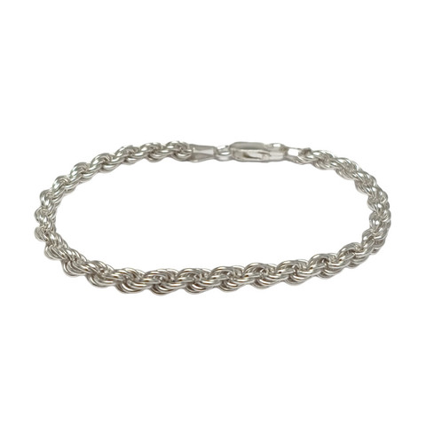 Cordell-ranneketju 5mm leveä, hopeaa