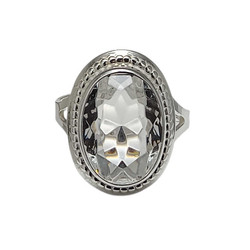 Hopeasormus kirkas 14mm x 10mm, hopeaa