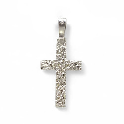 RMV-Korut Risti-riipus 19mm viri-pinta, hopeaa