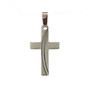 RMV-Korut Risti-riipus kaari 19mm korkea, valkokultaa 21415