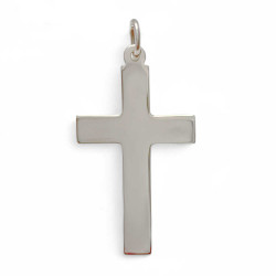 RMV-Korut 39mm korkea sileä ristiriipus, hopeaa