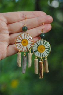 Valonkantaja -korvakorut, sammalakaatti