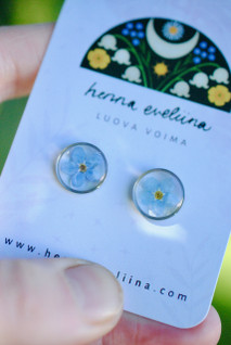 Lemmikki -nappikorvikset, teräs