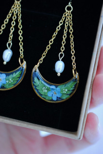 Kuukehto-korvakorut, lemmikki/kulta