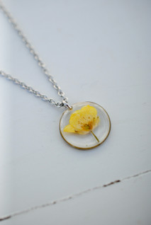 Niittyleinikki-riipus, hopea 20 mm