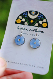 Lemmikki -korvakorut, teräs