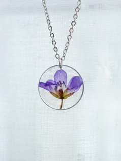 Metsäkurjenpolvi-riipus, hopea 25 mm