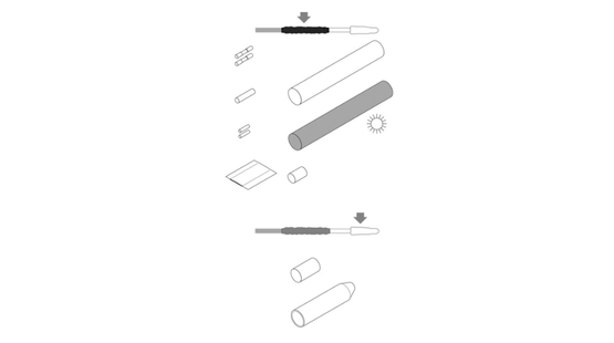 JATKOS-/LOPPUPÄÄTEPAK. RAYCHEM JLP KYLMÄJATKOS JA LOPPUPÄÄTE