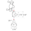 RAM X-Grip puhelinteline B-koko 