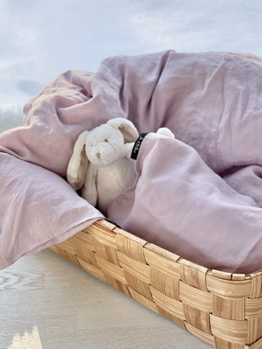 Pellavalakanat, baby, vanha roosa